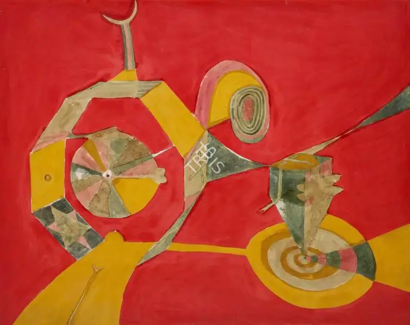 Barwe, Prabhakar (Artist). Untitled, 1968 | Painting, Sa.Mum/15.12.21, 2021 · Saffronart