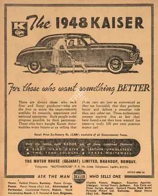 Kaiser Motors (Advertiser), The 1948 Kaiser, 1948, Advertisement