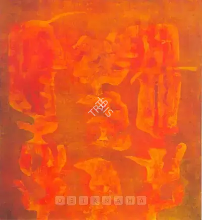 Gaitonde, V.S. (Artist). Untitled, 1977 | Painting, Ch.NeY/19.09.02, 1977