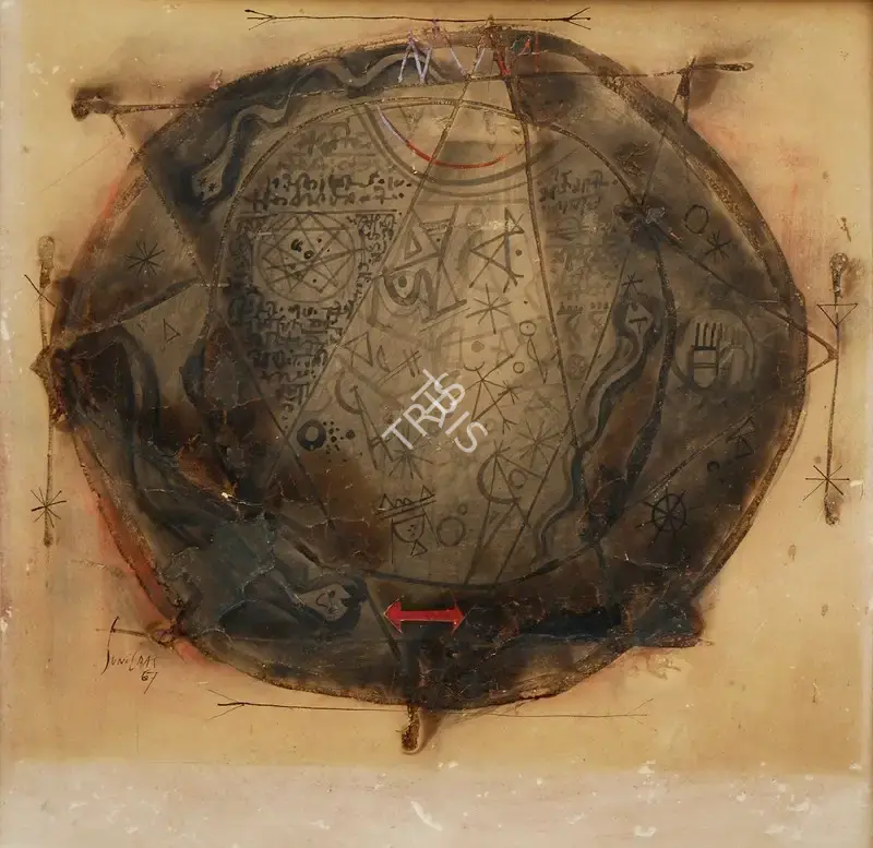 Sunil Das (Artist), Untitled, 1967, Painting