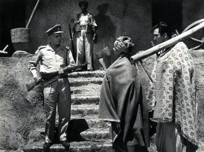 Apurba Bhattacharjee (Cinematographer), Mujhe Jeene Do, 1963, Photographic Still
