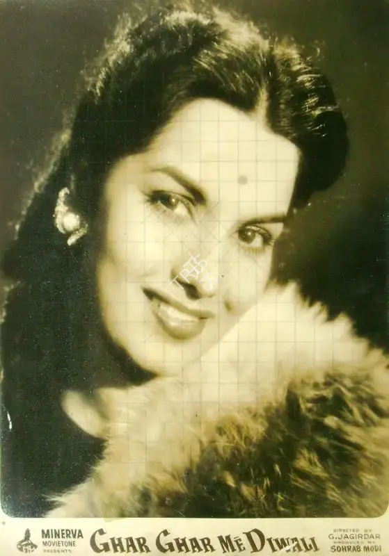 Sohrab Modi (Producer), Ghar Ghar Me Diwali, 1955, Lobby Card