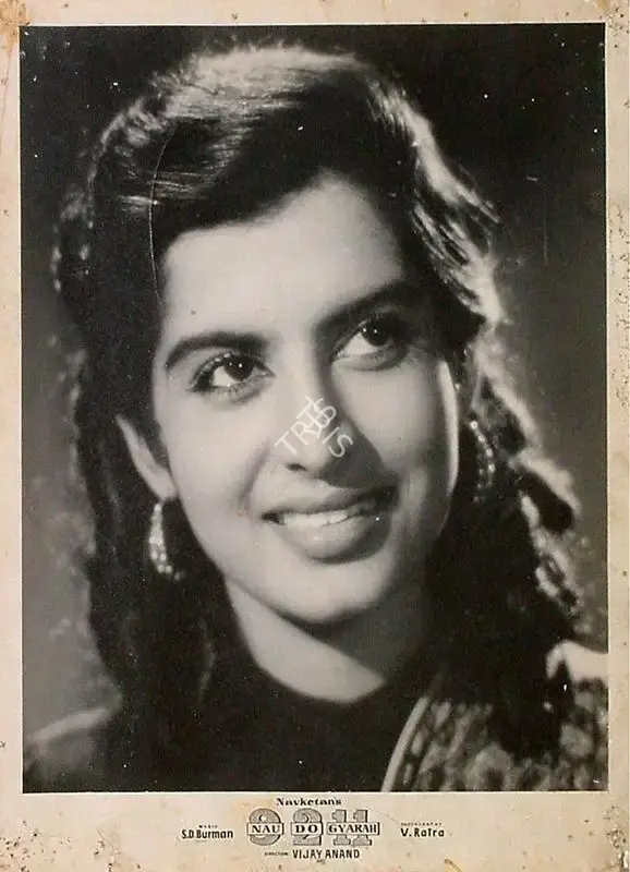 V. Ratra (Cinematographer), Nau Do Gyarah, 1957, Lobby Card