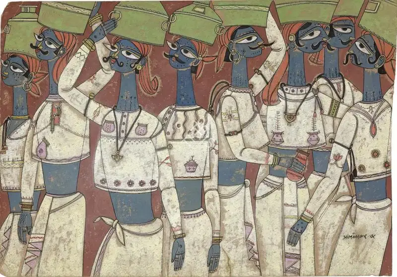 A.A. Almelkar (Artist), Untitled, 1978, Painting