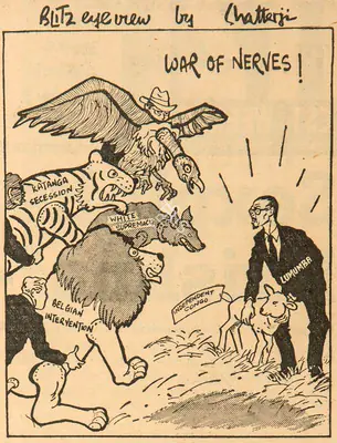 Basu Chatterjee (Cartoonist), War of Nerves !, 1960, Cartoons