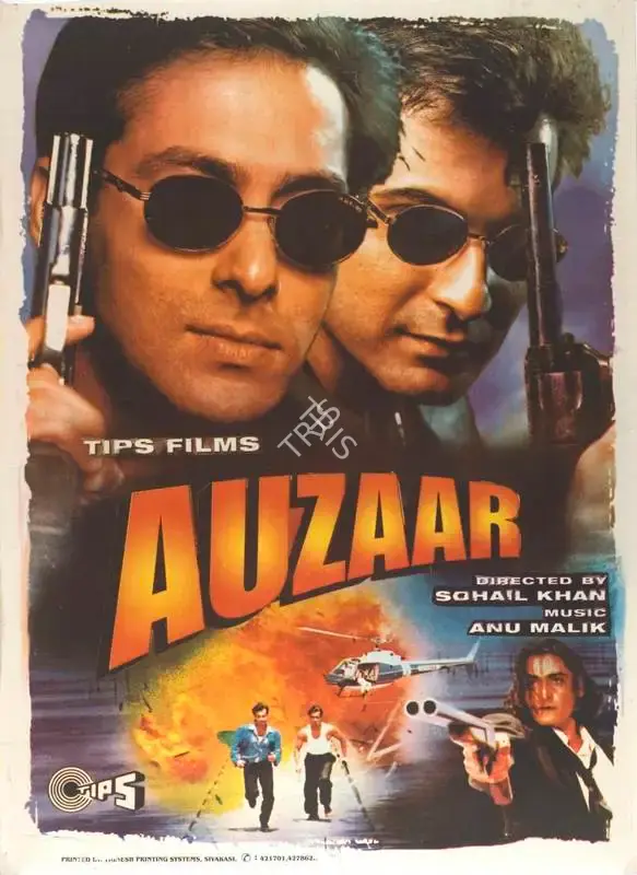 Kumar S. Taurani (Producer), Auzaar, 1997, Full Sheet Poster