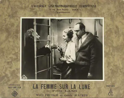 Courant, Curt (Cinematographer), Woman in the Moon, 1929 | Photographic Still Mounted on Lobby Card | CinemaEducation | 00795503