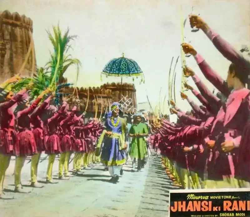 Sohrab Modi (Producer), Jhansi Ki Rani, 1953, Lobby Card