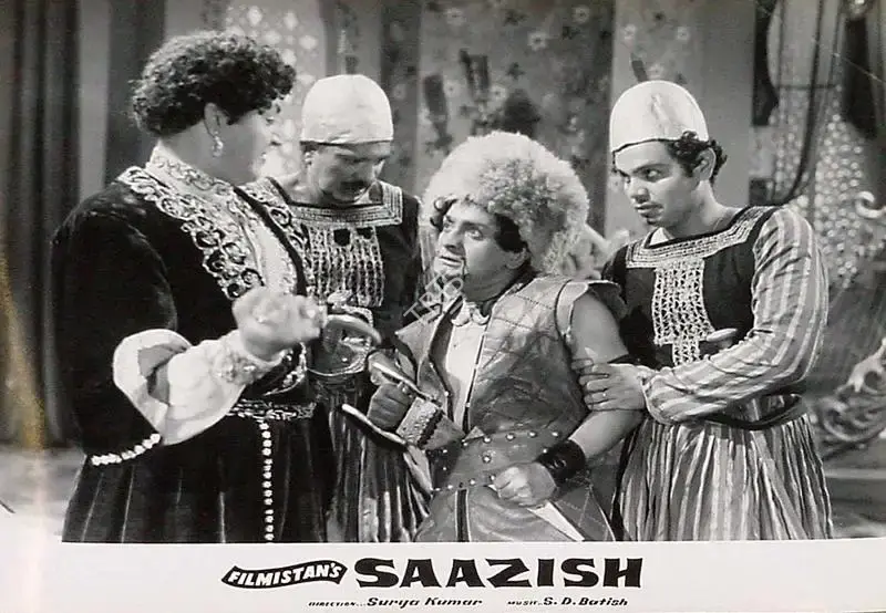 Surya Kumar (Director), Saazish, 1959, Lobby Card