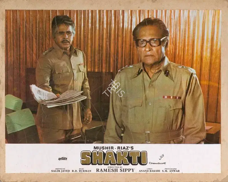 S.M. Anwar (Cinematographer), Shakti, 1982, Lobby Card
