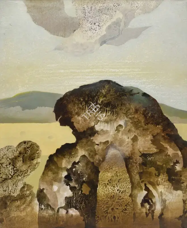 Dasgupta, Bimal (Artist). Untitled, n.d. | Painting, Sa.Del/14.09.24, 2024 · Saffronart