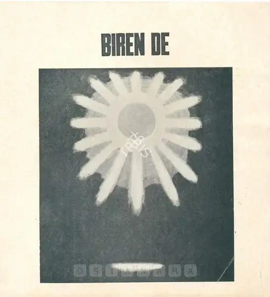 Biren De (Artist), Biren De, 1973, Solo Exhibition Invitation