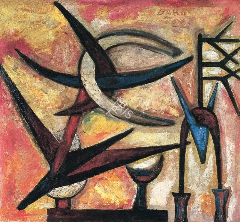 S.K. Bakre (Artist), Co-Existence, 1960, Painting