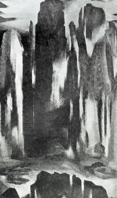 Jehangir Sabavala (Artist), Of Cliff and Fall, Painting