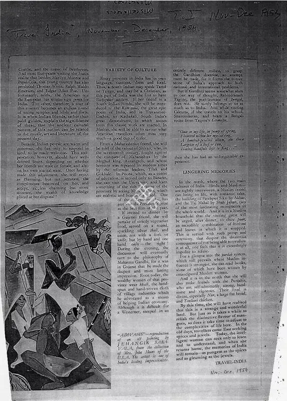 Untitled, 1954, Newspaper Clipping