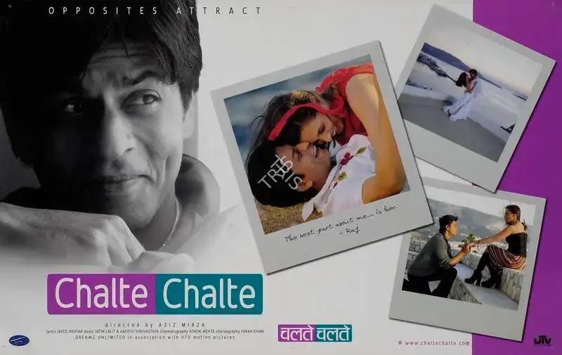 Juhi Chawla (Producer), Chalte Chalte, 2003, Lobby Card