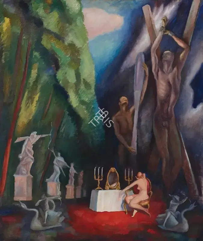 Bhabha, Homi J. (Artist). Dove Sono I Belli Momenti, 1938 | Painting, AG.Onl/28.10.23, 2023 · Asta Guru