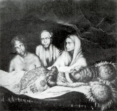 Bikash Bhattacharjee (Artist), Deathless Antique, 1971, Painting