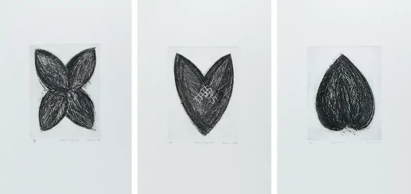 Zarina Hashmi (Artist), By The Mango Tree, 1988, Graphic Art
