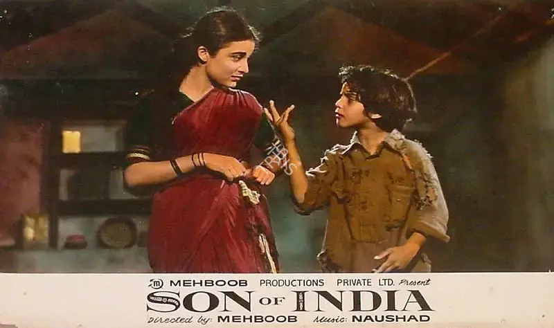Mehboob (Producer), Son Of India, 1962, Lobby Card