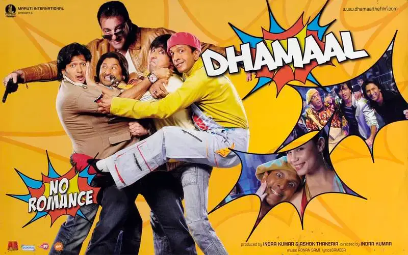 Inder Kumar (Producer), Dhamaal, 2007, Lobby Card