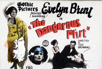Browning, Tod (Director), The Dangerous Flirt, 1924 | Glass Slide | CinemaEducation | 00795120