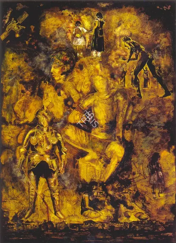 Aditya Basak (Artist), Journey, 2002, Painting