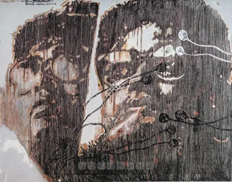 Jitish Kallat (Artist), Benign Cardinal Humour, 2000, Painting