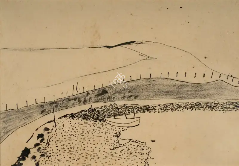 Nasreen Mohamedi (Artist), Untitled, 1951, Drawing
