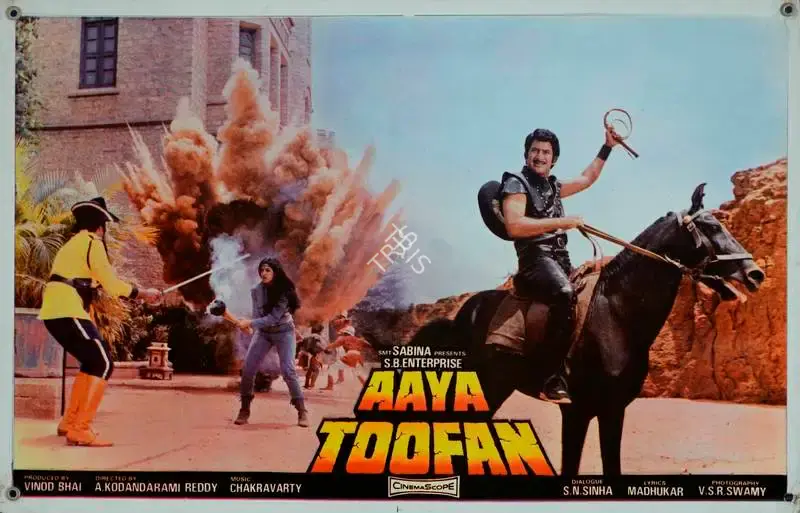 Vinod Bhai (Producer), Aaya Toofan, 1984, Lobby Card
