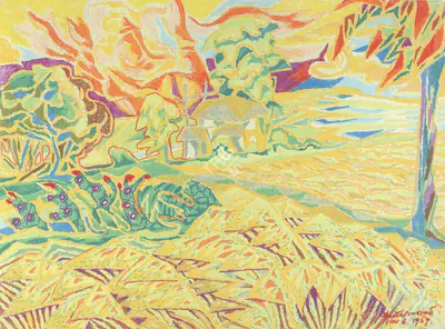 Chittaprosad (Artist), Untitled, 1969, Painting