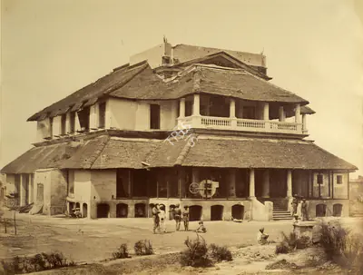 Felice Beato (Photographer), Bank's House, Lucknow, 1858, Antiquarian Photograph