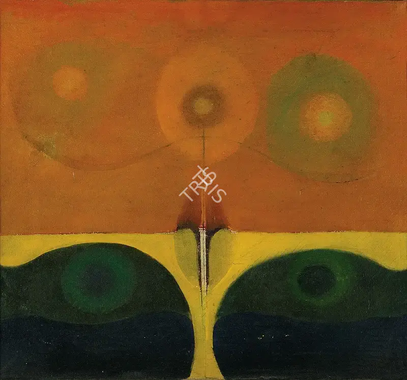 Bimal Dasgupta (Artist), Untitled, 1972, Painting
