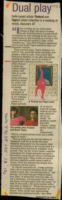 Pratik Ghosh (Reporter), Dreams, Poems Told Through Colour, 2007, Newspaper Clipping