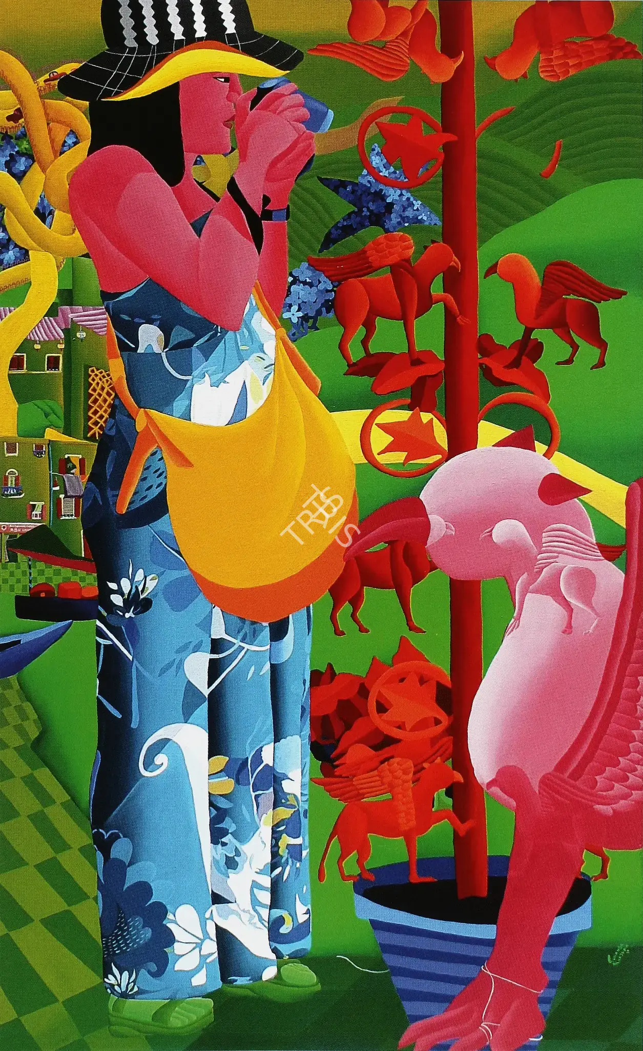 Sunanda Khajuria (Artist), Rebirth, 2010, Painting