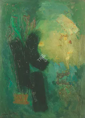 Biren De (Artist), Conjunction, 1961, Painting