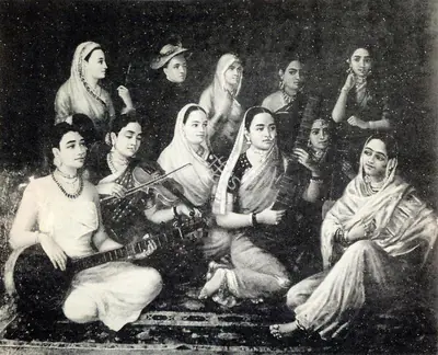 Raja Ravi Varma (Artist), The Galaxy (of musicians), 1985, Painting