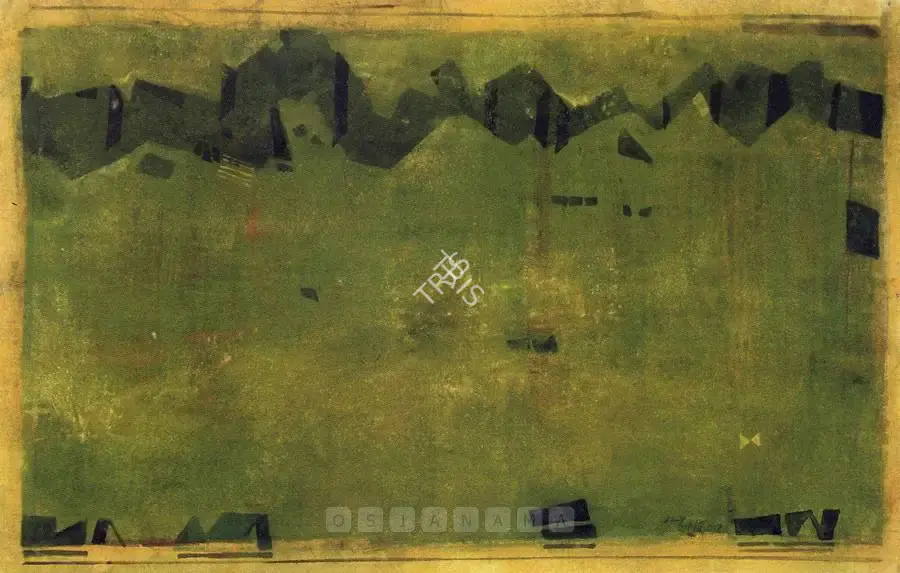 Ganesh Haloi (Artist), Landscape, 2005, Painting