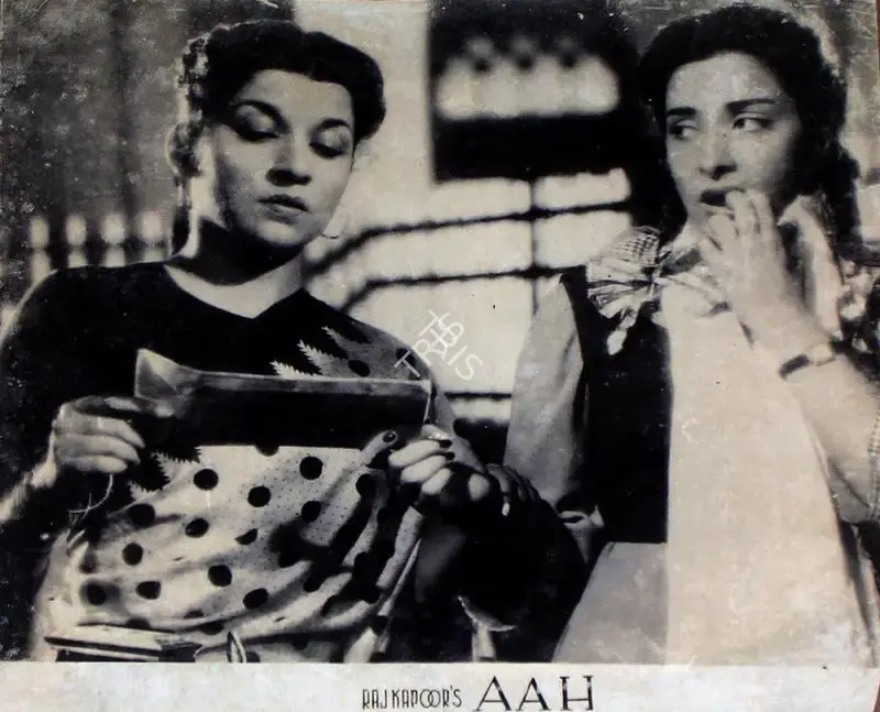 Jaywant Pathare (Cinematographer), Aah, 1953, Lobby Card
