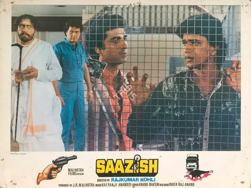 J.R. Malhotra (Producer), Saazish, 1988, Lobby Card
