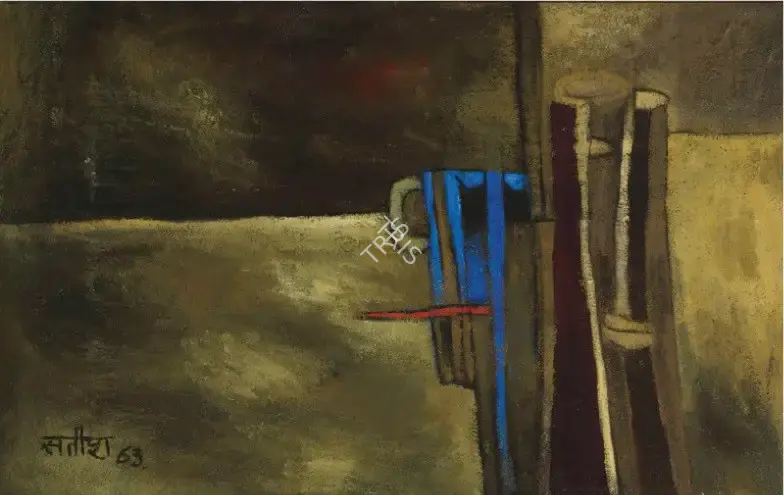 Satish Gujral (Artist), Sorrow, 1963, Painting