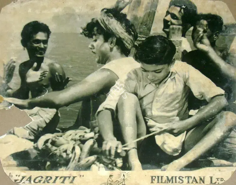 Satyen Bose (Director), Jagriti, 1954, Lobby Card
