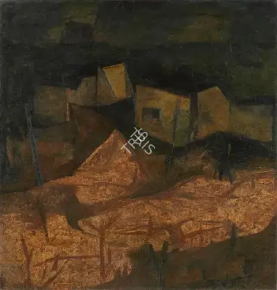 Ramkumar (Artist), Untitled, 1955, Painting