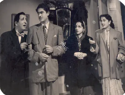 Dilip Gupta (Cinematographer), Madh Bhare Nain, 1955, Photographic Still