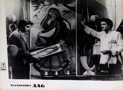 V.N. Reddy (Cinematographer), Aag, 1948, Lobby Card
