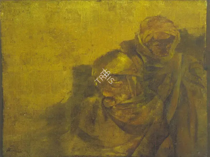 Krishen Khanna (Artist), Untitled, 1961, Painting