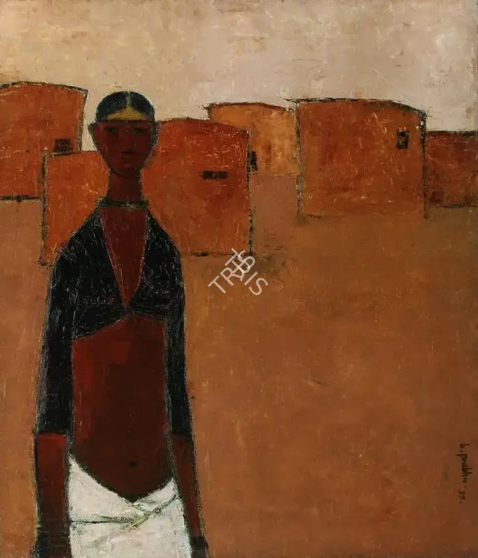 B. Prabha (Artist), Untitled, 1959, Painting