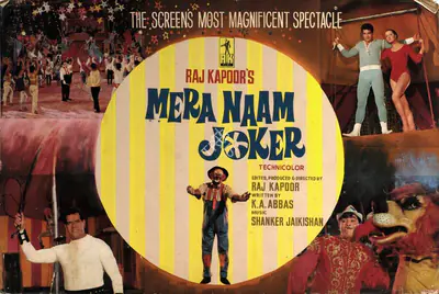Raj Kapoor (Producer), Mera Naam Joker, 1970, Showcard