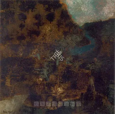 Akbar Padamsee (Artist), Metascape, 1965, Painting