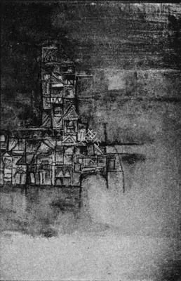 Ramkumar (Artist), Cityscape, 1964, Painting